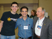 (from Left to right) Quentin Sheets, Dean Kamen, Francois Castaing