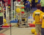 Stoney Creek Competition: Robot in action 3
