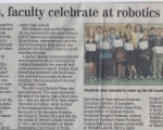Students and Faculty Celebrate at Robotics Banquet - Oakland Press (2009)
