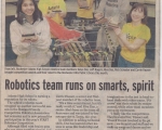 Robotics Team Runs on Smarts - Oakland Press (Fall 2003)