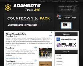 2009 Website - AdamBots v4